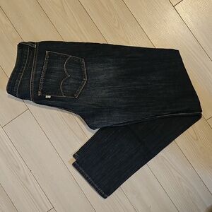 Levis 630 Jeans Womens 10 M very Skinny Low Rise Dark Stretch